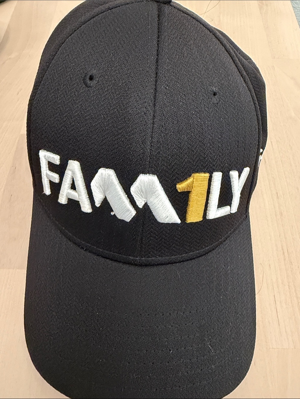TaylorMade FAM1LY Black Adjustable Golf Hat Cap One Size Embroidered Logo